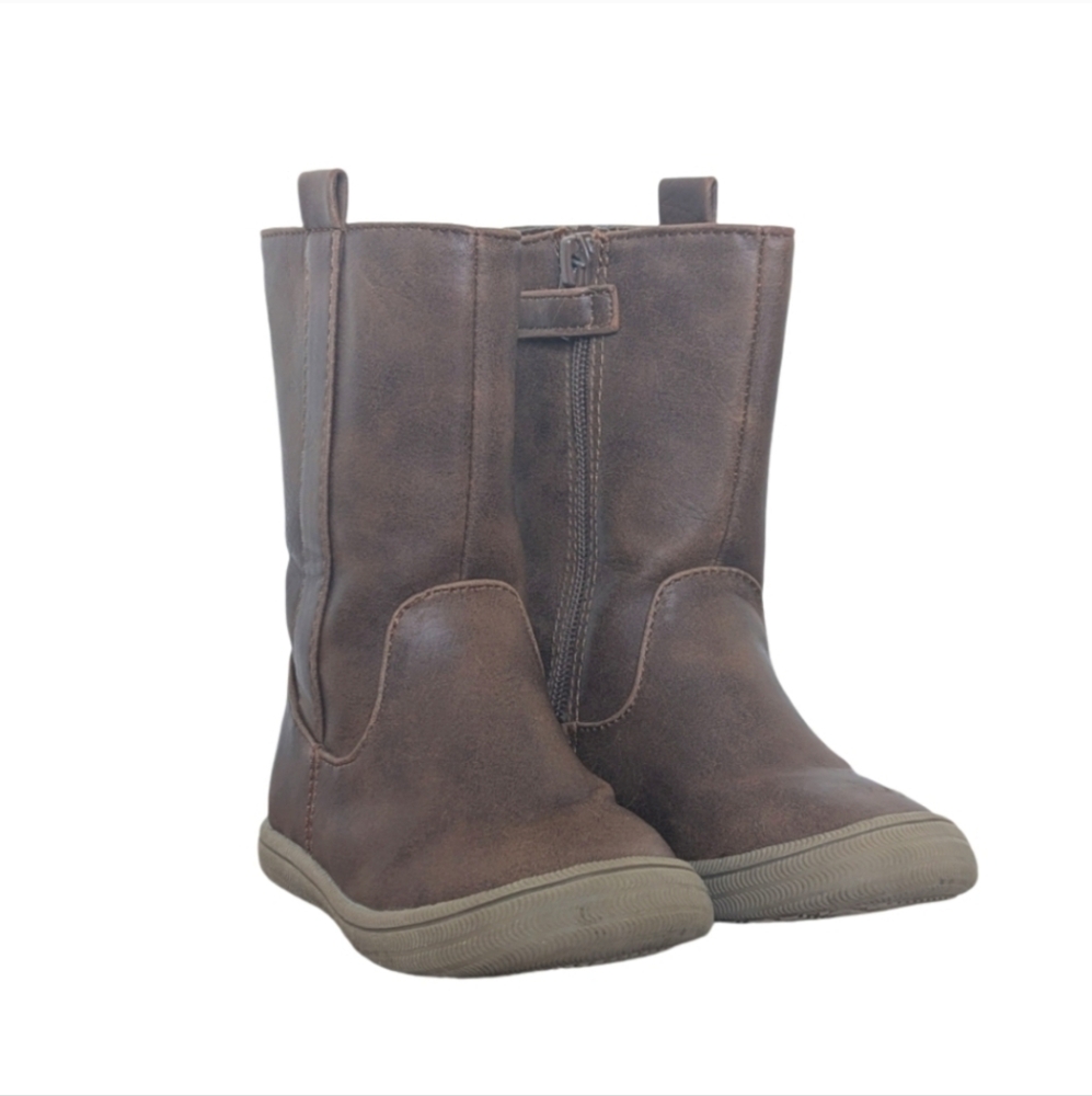 Cat & Jack Brown Kids' Pull-On Boots